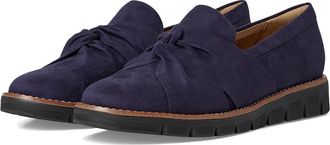 Easy Spirit Vitalia Womens Flat Shoes Dark Blue : 5.5 M (B), Textile