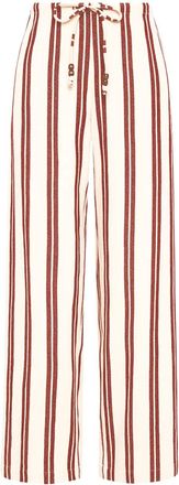 The Upside Pantaloni Baja Charli a righe - Toni neutri