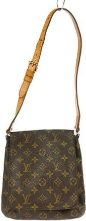 Louis Vuitton Pre-owned Cross Body Bags, female, Brown, Size: ONE SIZE Pre-owned Canvas Cross Body Bag