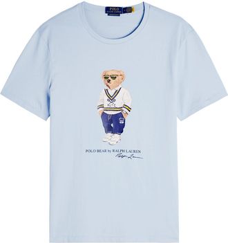 Polo Ralph Lauren Polo Bear Printed Cotton T-shirt - Blue - Xxl