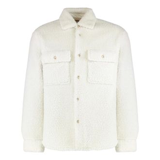 HUGO BOSS Heren, Jassen, Wit, Maat: S Viscose