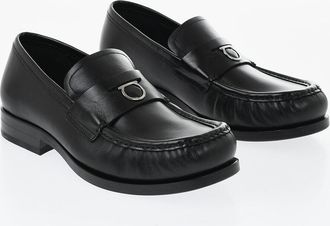 Ferragamo Mocassini Penny DELMO in Pelle Spazzolata Salvatore Ferragamo