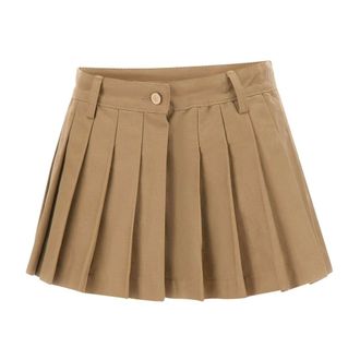 7 For All Mankind Pleated Mini Skirt