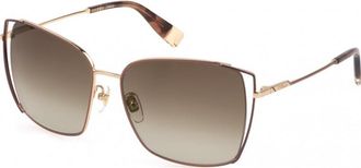Furla Womens SFU600-590A93 SFU600 59 590A93 Sunglasses - Rose Gold - One Size