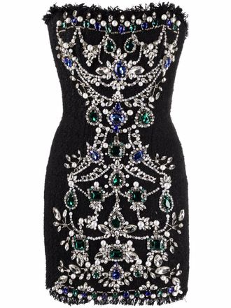 Balmain Tweed jurk - Zwart