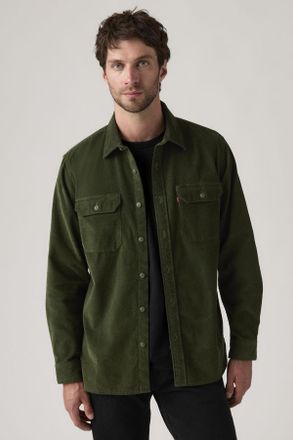 Levi's Giacca-camicia da lavoro Jackson in velluto a coste - Uomo - XL - Verde / Duffel Bag Corduroy