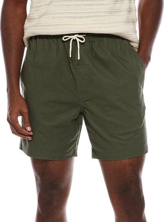 Slate & Stone Drawstring Relaxed Linen-Blend Short