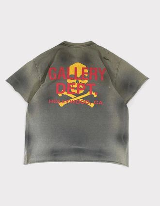 Gallery Dept. Mens Gallery Dept. Zip Tee Black - Tan - Size: 40