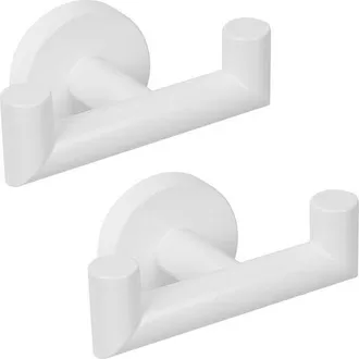 OEM Juego De 2 Ganchos De Pared, Acero Inoxidable Sus 304 Para Albornoz, Toallero De Ba&ntilde;o, Colgador De Toallas De Cocina, Perchero, Fijaci&oacute;n A La Pared, A