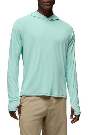Prana Sol Shade Long Sleeve Performance Hoodie in Sea Glass at Nordstrom, Size Xx-Large