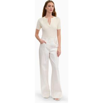 Rebecca Taylor Boucle Knit Sweater in Ivory at Nordstrom, Size X-Small