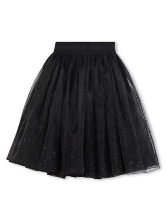 Karl Lagerfeld Formal Tailored Skirt - Black