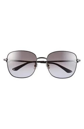 Ferragamo Salvatore Ferragamo 60mm Square Sunglasses in Black at Nordstrom Rack