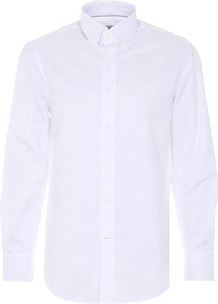 Brunello Cucinelli White Shirt With Frontal Buttons Closure