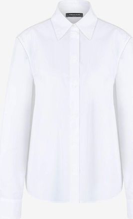 Fabiana Filippi Tailliertes Popelinehemd mit Diamant&eacute;-Faden