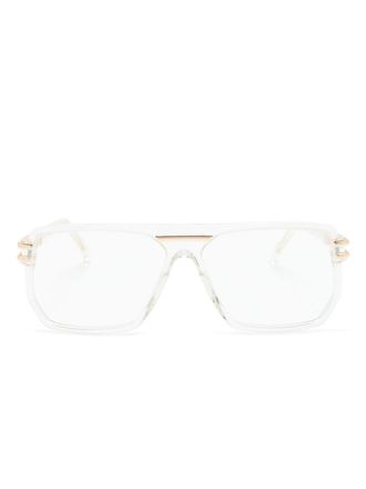 Cazal 6030 rectangle-frame glasses - Neutrals