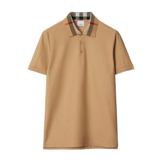 Burberry Heren, Tops, Beige, Maat: M Piqu&eacute;