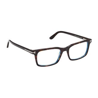 Tom Ford Glasses, male, Brown, Size: 53 MM Clip-On Eyeglasses