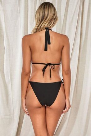 Swim Systems McKenna Tie Side Bikini Swim Bottoms in Black at Nordstrom, Size X-Large