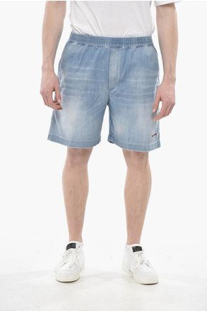 Dsquared2 Stretch-Denim Boxer Shorts with Elastic Waist size 48