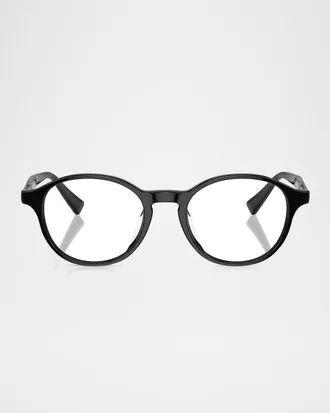 Brunello Cucinelli Acetate Oval Sunglasses, 50MM