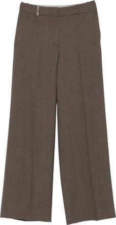 PESERICO Pantaloni a gamba ampia - Marrone