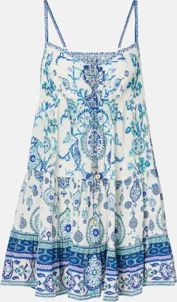 Camilla Miniabito Isnik Lullaby in seta con stampa