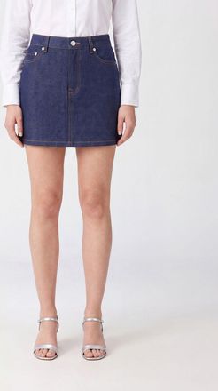 A.P.C. A. P.C. Minigonna in denim a tubino con design a cinque tasche