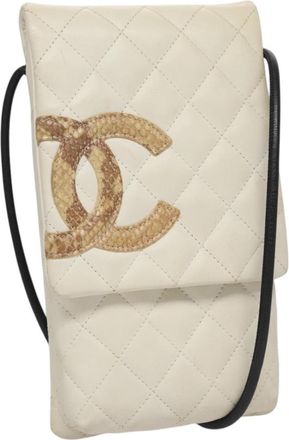 Chanel Cambon Crossbody Bag Quilted Leather Leather Shoulder Bag Bag (Pre-Owned)