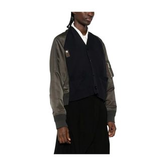 sacai Dames, Jassen, Groen, Maat: M