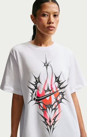 Nike Womens Nike Sportswear T-Shirt in White | IR4737-100