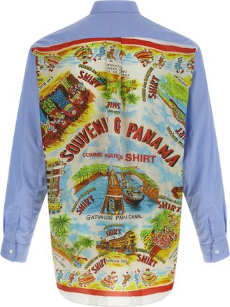 Comme Des Gar&ccedil;ons Mens Multicolor Cotton Blouse