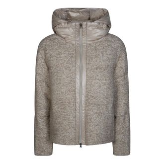 Herno Giubbotto - female - Herno - Winter Jackets - Beige - XL - Jackets