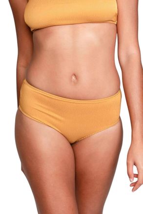 Sauipe Swimwear Serena Hipster Bikini Bottom In Ribbed Fabric