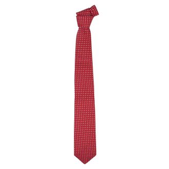 LUIGI BORRELLI NAPOLI Ties, male, Red, Size: ONE SIZE Geometric Tie
