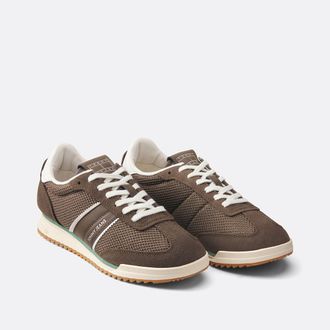 Tommy Jeans Leren sneakers met laag profiel