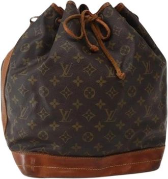 Louis Vuitton Pre-owned Bucket Bags, female, Brown, Size: ONE SIZE Pre-owned Canvas louis-vuitton-bags