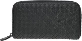 Bottega Veneta Pre-owned Wallets, female, Black, Size: ONE SIZE Pre-owned Vintage Leather Wallet
