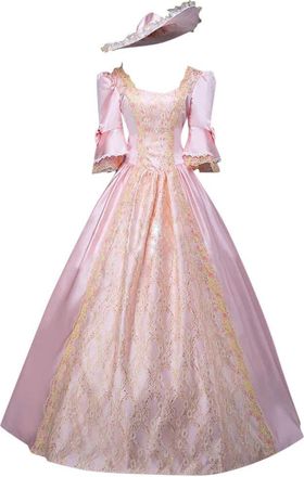 Generic 1800s Rococo Dresses for Women UK Renaissance Dress Victorian Ball Gowns Costumes Medieval Vintage Tea Party Prom Dress