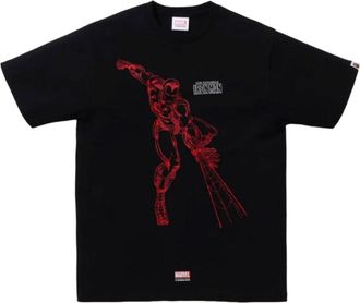 A Bathing Ape x MARVEL IRON MAN T-Shirt Black 1I73-110-904-BLK