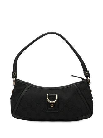 Gucci 2000-2015 GG Canvas Abbey D Ring Pochette handbag - Nero