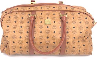 MCM Vintage Monogram Travel Duffle Womens Bag (Pre-Owned)