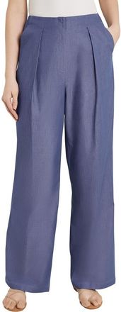 Misook Pleated Wide Leg Pants in Mazarine at Nordstrom Rack, Size X-Small