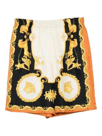 Versace Hall Of Hero shorts met print - Zwart