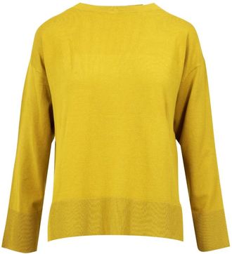 Kaos Olijfolie Kimono Sweater - Dames - Blouses - Geel - M - Overhemden