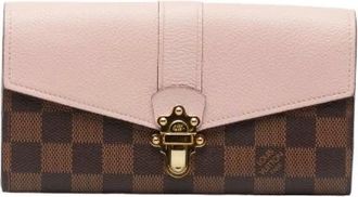 Louis Vuitton Pre-owned Wallets, female, Brown, Size: ONE SIZE Pre-owned Canvas wallets