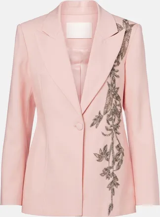 Costarellos Blazer Lesia en mezcla de lana adornado