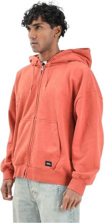 Vans Faded Burnt Zip Sweatshirt - Heren - Vesten met rits - Oranje - S - Hoodies & sweatvesten