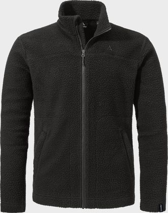 Sch&ouml;ffel Fleecejacke SCH&Ouml;FFEL CIRC Fleece Jk Style Purga MNS, Herren, Gr. 48, schwarz (9990, schwarz), Oberstoff: 100% Polyester, relaxed fit, hoch geschlossen