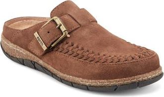 Earth Eileen Suede Clog in Medium Brown at Nordstrom, Size 8.5